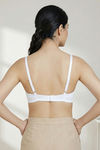 Zivame Double Layered Non Wired 3/4Th Coverage T-Shirt Bra - Snow White — thumbnail 3